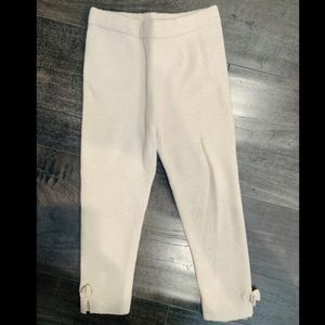 Knit Leggings with Bows
